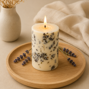 Lavender Botanical Soy Wax Scented Candle