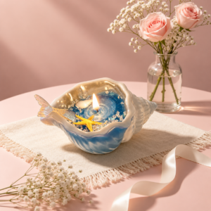 Ocean-Themed Soy Wax Scented Candle