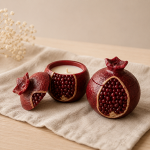 Pomegranate Soy Wax Scented Candle